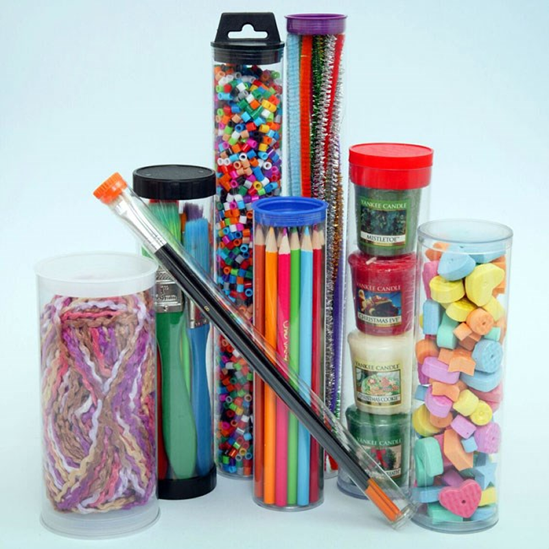 Clear Cylinder Packaging