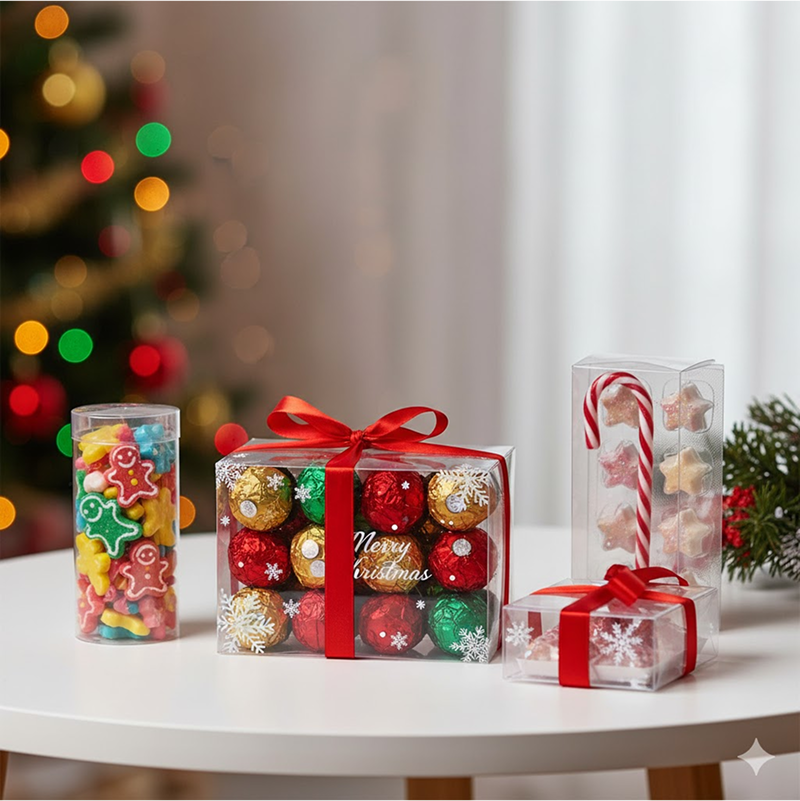 Trending Clear Packaging Styles for the Holidays